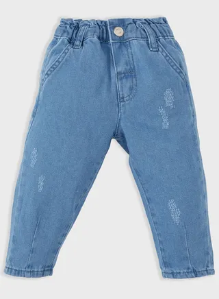 Girl Paperbag Fit Jeans 