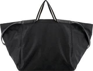 Nylon duffle bag with engraved logo
