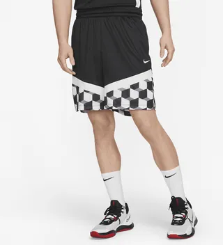 Nike Men's Dri-FIT Icon 8" Basketball Shorts in Black