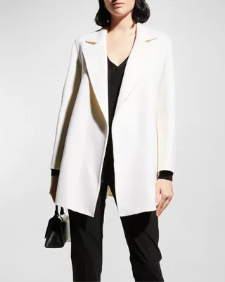 Clairene New Divide Wool-Cashmere Jacket