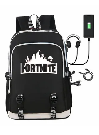 Anti-Theft USB Charging Laptop Backpack Black 