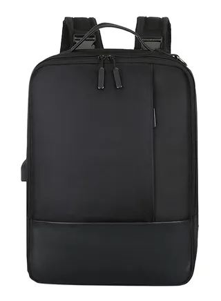 Multi-Functional Laptop Backpack Black 