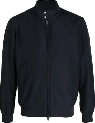 Long-Sleeve Cotton Bomber Jacket