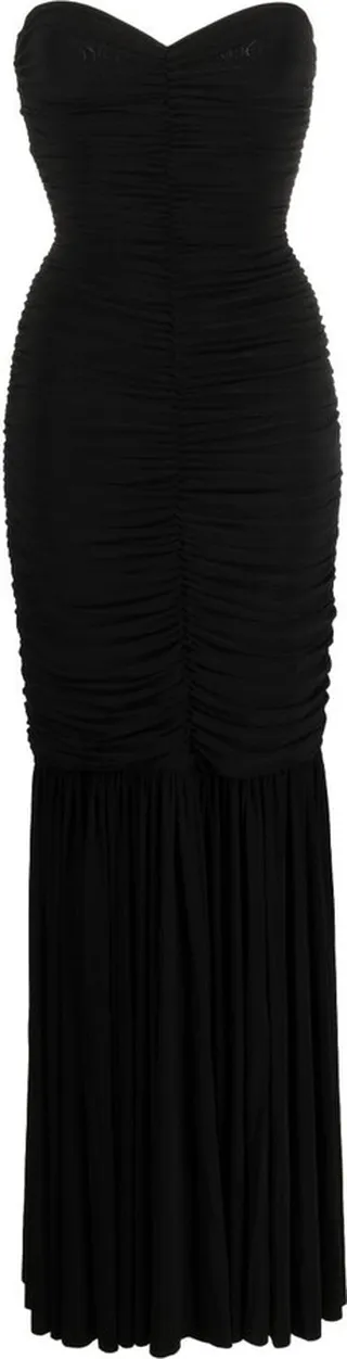 Strapless Sweetheart-Neck Gown