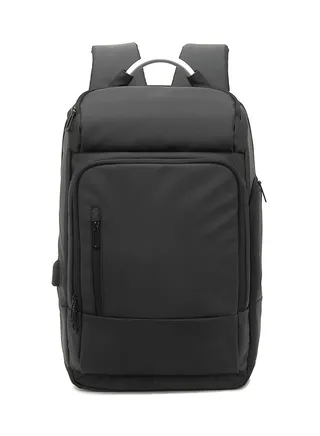 Professional Slim Laptop Backpack Black 