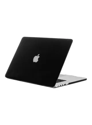 Protective Case Cover For Apple MacBook Retina 15-Inch Black 
