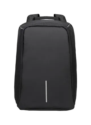 Anti Theft Laptop Backpack With USB Charging Port Black 