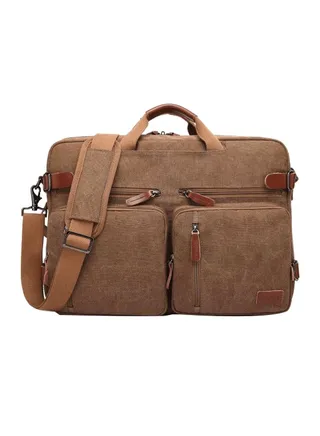 Convertible Bag For 17.3-Inch Laptop Brown 