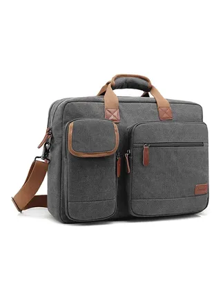 Multicompartment Laptop Bag Grey 