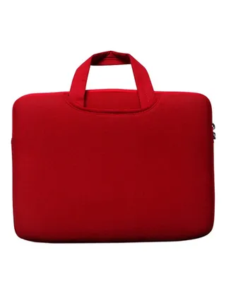 Soft Sleeve Bag Case Briefcase Handlebar Pouch Red 
