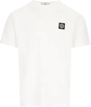Stone Island Logo Patch Crewneck T-Shirt