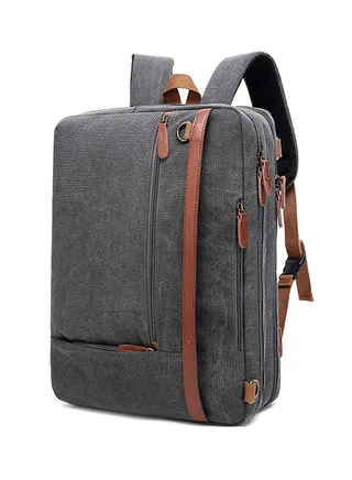 Convertible Multi-Functional Laptop Briefcase Grey 