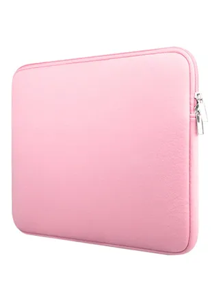Laptop Sleeve Bag For 15.6-Inch Laptop Pink 