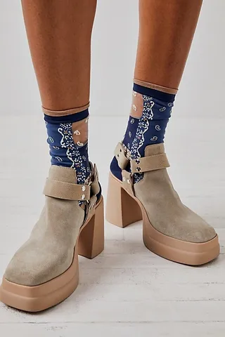 Double Stack Harness Booties by Free People
