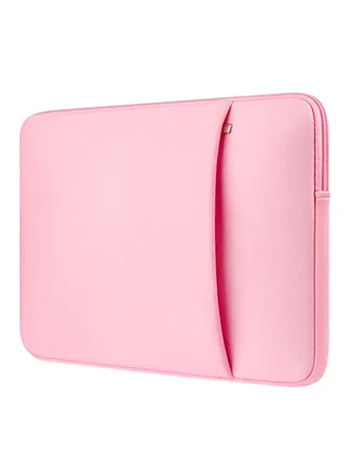Laptop Sleeve Bag For 14-Inch Laptop Pink 