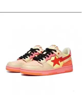 New Fashion Trend Men's Board Shoes Gradient Low Top Sports Shoes 