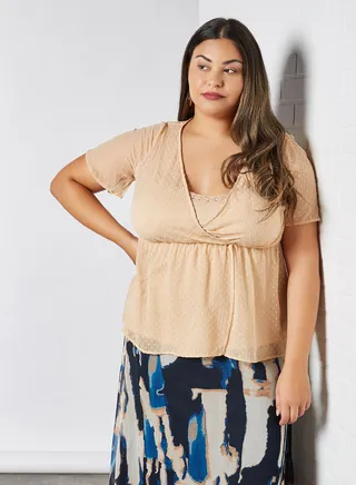 Galika SS Blouse Cuban Sand 