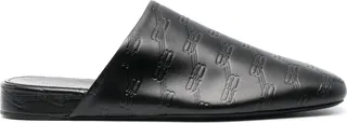BALENCIAGA- Cosy Bb Leather Slippers