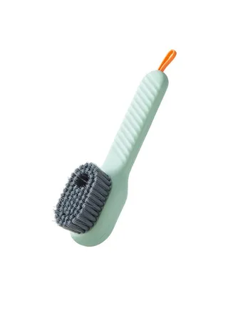 Soap Dispensing Cleaning Brush with Handle Scrubbing Reusable Washing Shoe Brush for Shoes Clothes Cleaning 
