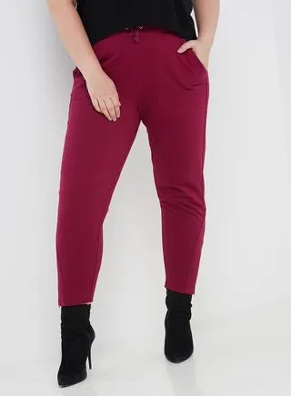 Solid Sweatpants Purple 