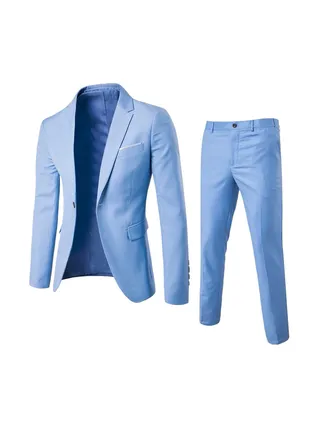 New Slim Fit Suit Set 
