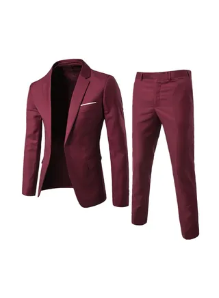 New Slim Fit Suit Set 