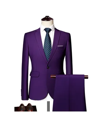 New Slim Fit Suit Set 