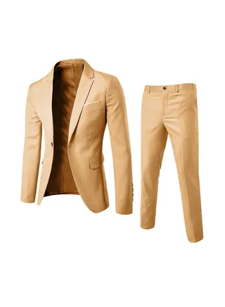 New Slim Fit Suit Set 