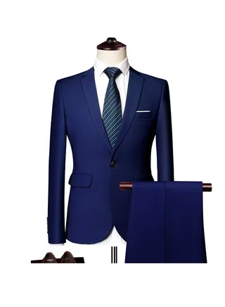 New Slim Fit Suit Set 