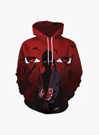 3D Printing Long Sleeve Hoodie Red 