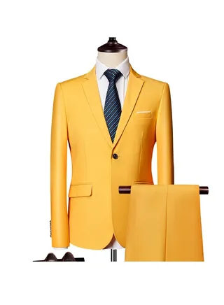 New Slim Fit Suit Set 