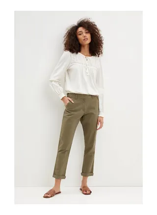 Olive Chino Trousers 