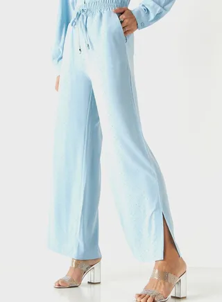 Flared High Waist Pants 