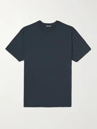 Lyocell and Cotton-Blend Jersey T-Shirt