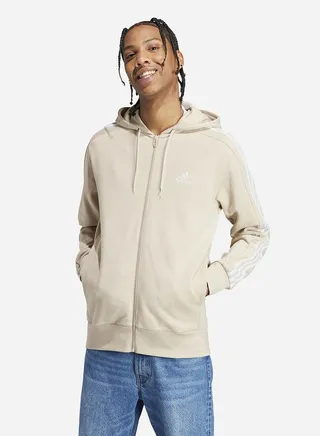 Essentials French Terry 3-Stripes Hoodie 