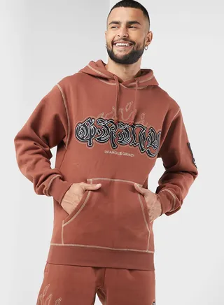Fire Route Vintage Hoodie
