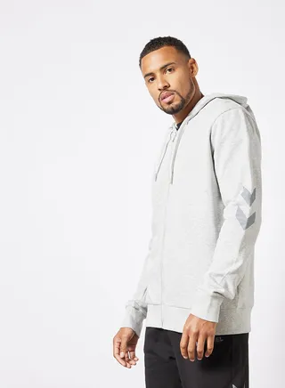 Legacy Zip Hoodie Grey 