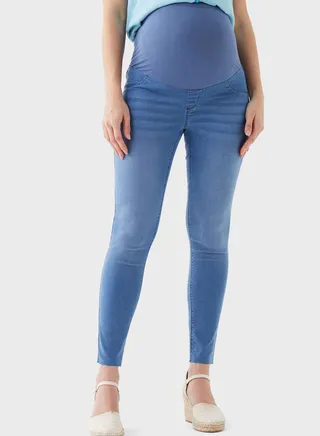 High Waist Denim Pants 