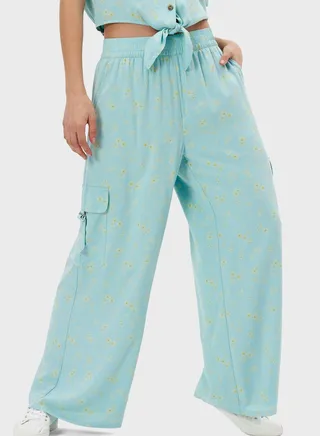 High Waist Wide Leg Pants 