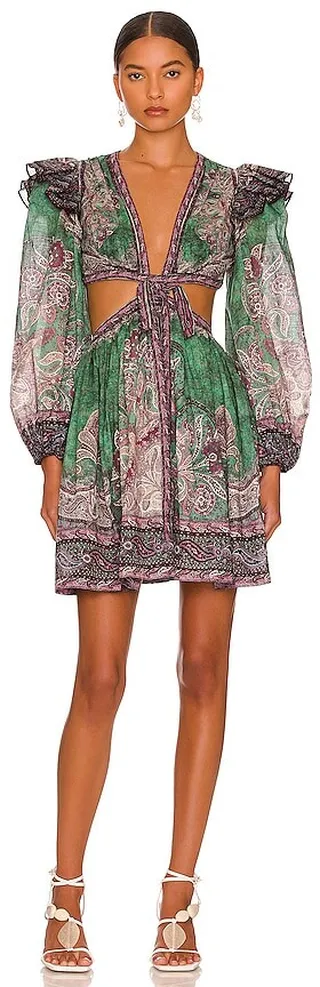 Ruffle Mini Dress