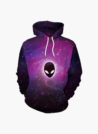 3D Printing Long Sleeve Hoodie Multicolour 