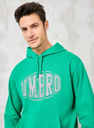 Varsity Graphic Hoodie with Front Pocket 