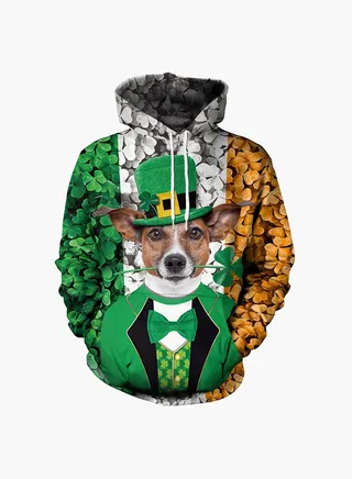 3D Printing Long Sleeve Hoodie Multicolour 