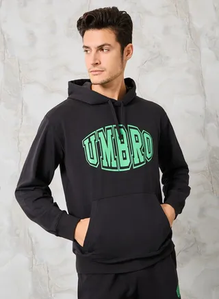 Varsity Graphic Hoodie with Front Pocket 