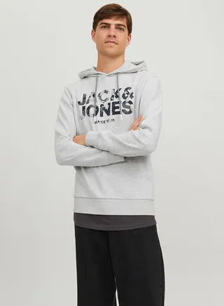 Front Logo Graphic Regular Fit Hoodie