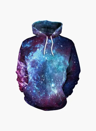3D Printing Long Sleeve Hoodie Multicolour 