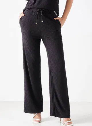 Wide Leg High Waist Pants 