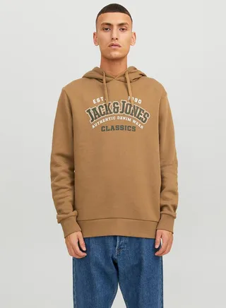 Logo Graphic Print Regular Fit Hoodie