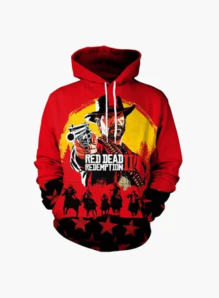3D Printing Long Sleeve Hoodie Multicolour 