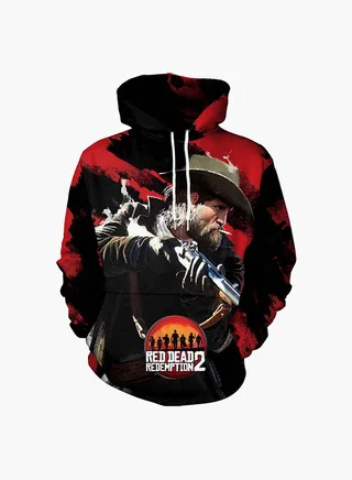 3D Printing Long Sleeve Hoodie Multicolour 